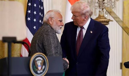 বিধানসভা নির্বাচনে বিজেপির জয়ের পর প্রধানমন্ত্রী মোদিকে অভিনন্দন ট্রাম্পের