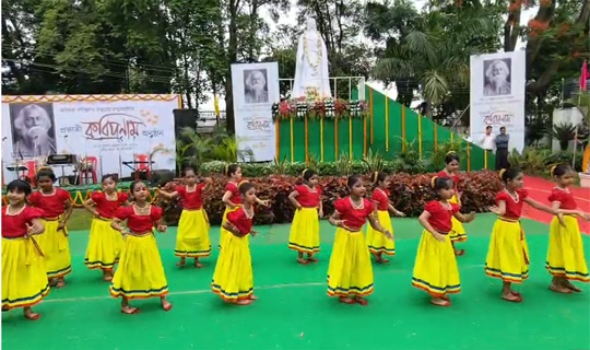 রবীন্দ্র কাননে রবীন্দ্র জয়ন্তী উদযা