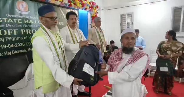 হজযাত্রার উদ্দেশ্যে ত্রিপুরার ৭৪ হজয