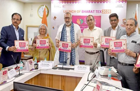 নয়াদিল্লির ভারত মণ্ডপমে শুরু হলো ‘ভারত টেক্স ২০২৬’  