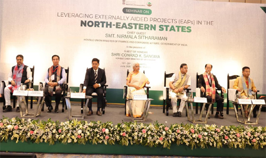 শিলংয়ে “Leveraging EAPs in NE States” সেমিনারে কেন্দ্রীয় অর্থমন্ত্রীর সঙ্গে অংশগ্রহণ করলেন ত্রিপুরার মুখ্যমন্ত্রী