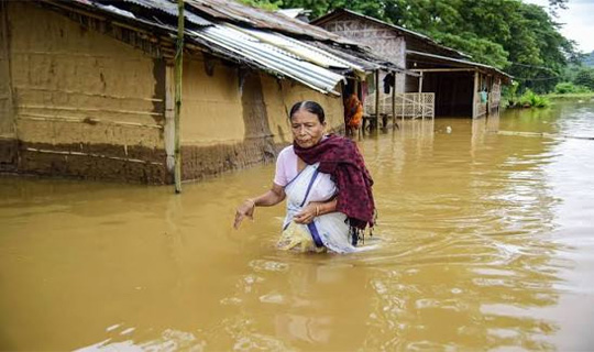 আসামে বন্যা পরিস্থিতি অত্যন্ত সংকটজনক