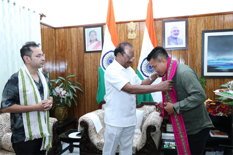 ত্রিপুরার রাজ্যপালের সঙ্গে সাক্ষাৎ ত