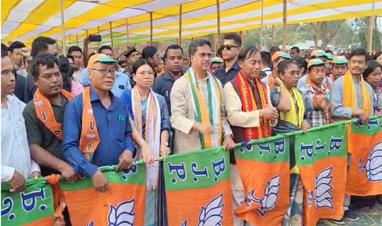 বাগমা মণ্ডলের যোগদান সভায়  মুখ্যমন্