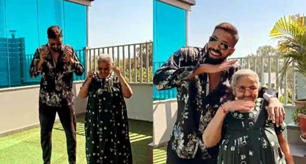 Hardik Pandya dances with his nani on Pushpa song Srivalli; Allu Arjun says 'so cute'