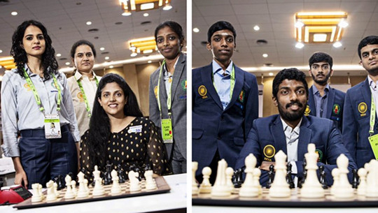 44th Chess Olympiad ends; India's men & women team win bronze medal