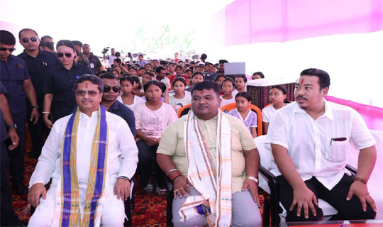 আগরতলা রাজবাড়িতে ঐতিহ্যবাহী কের পূজ